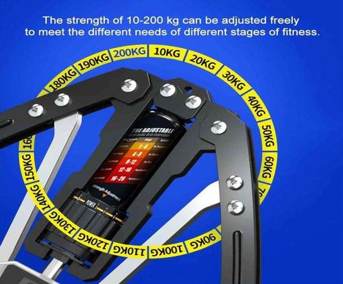 Twister Arm Exerciser with Counter Display-Adjustable 22-440lbs Hydraulic Power, Home Chest Expander