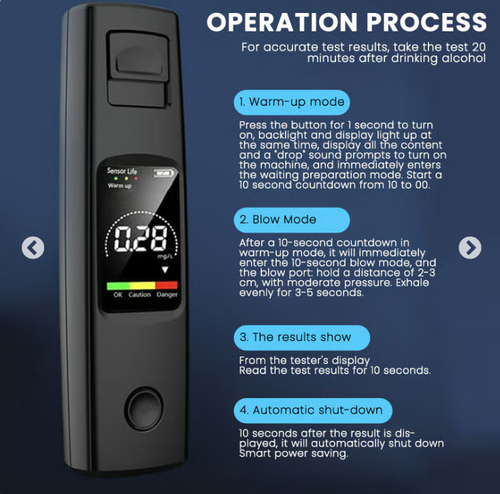 Portable Alcohol Tester