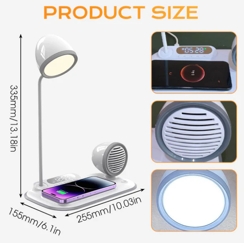 🔥 4 in 1 Wireless LED Desk Lamp 🎁💕