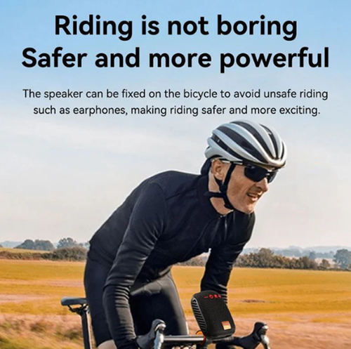 Outdoor cycling stand speaker