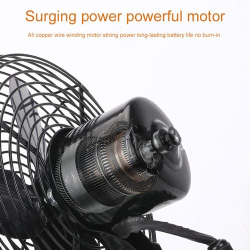 8-inch metal rechargeable lithium fan