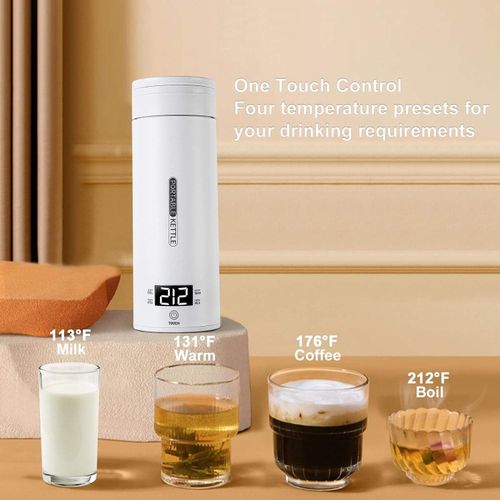Portable electric heating water kettle