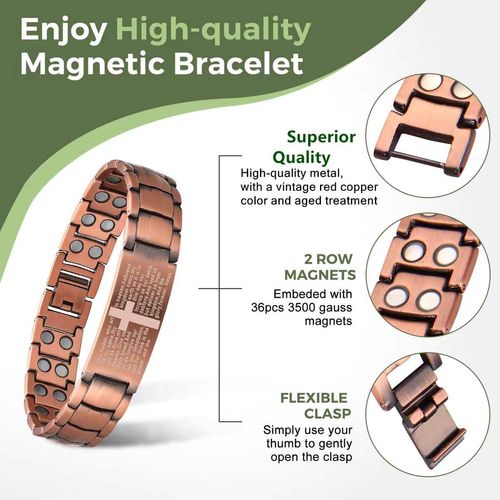 Copper Magnetic Bracelet- Relieve Fatigue AndPromote Blood Circulation