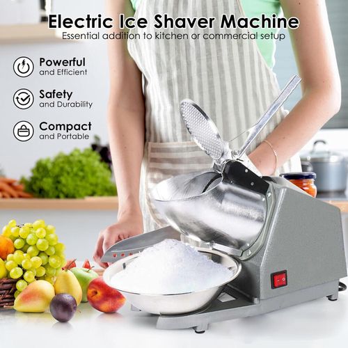 Lowest Price Ice Crusher Electric 250w Mini Kitchen Household Multipurpose Heavy Duty Snow Cone Maker