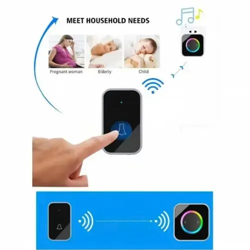 Wireless waterproof split doorbell