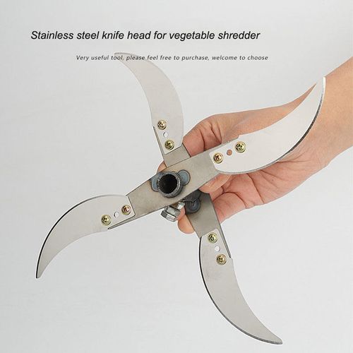 1 Set of Stainless Steel Special Blades for Hand-made Chicken Duck Goose Pig Farming Machines Grass Cutters Vegetable Shredders