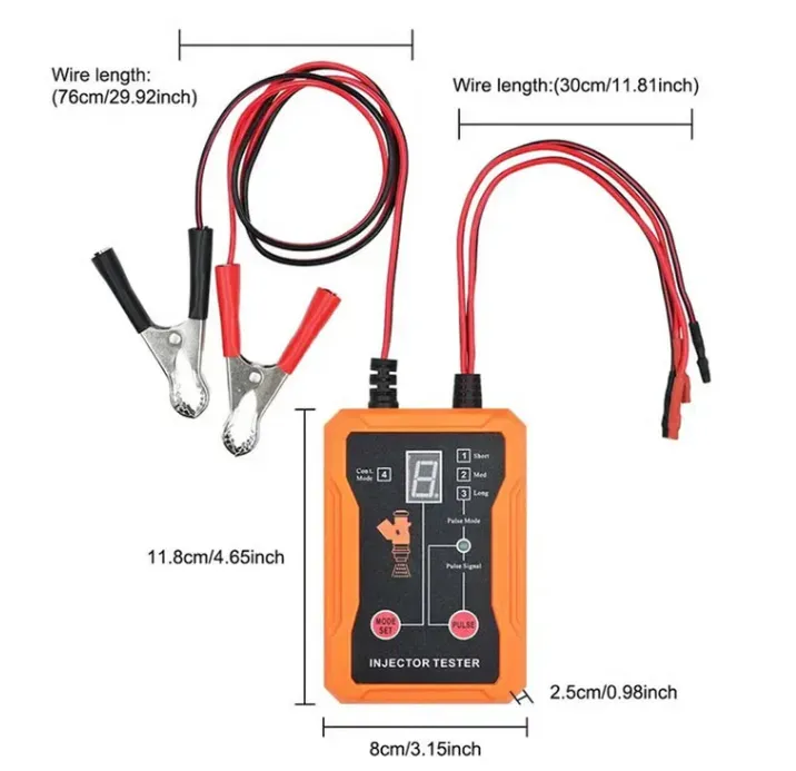 Diagnose & Clean in Minutes | 4-Mode Injector Tester 💨
