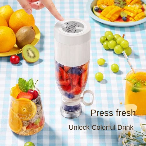 Portable Mini Juicer Cup Multifunctional USB Rechargeable Fruit Electric Juice Mixing Cup
