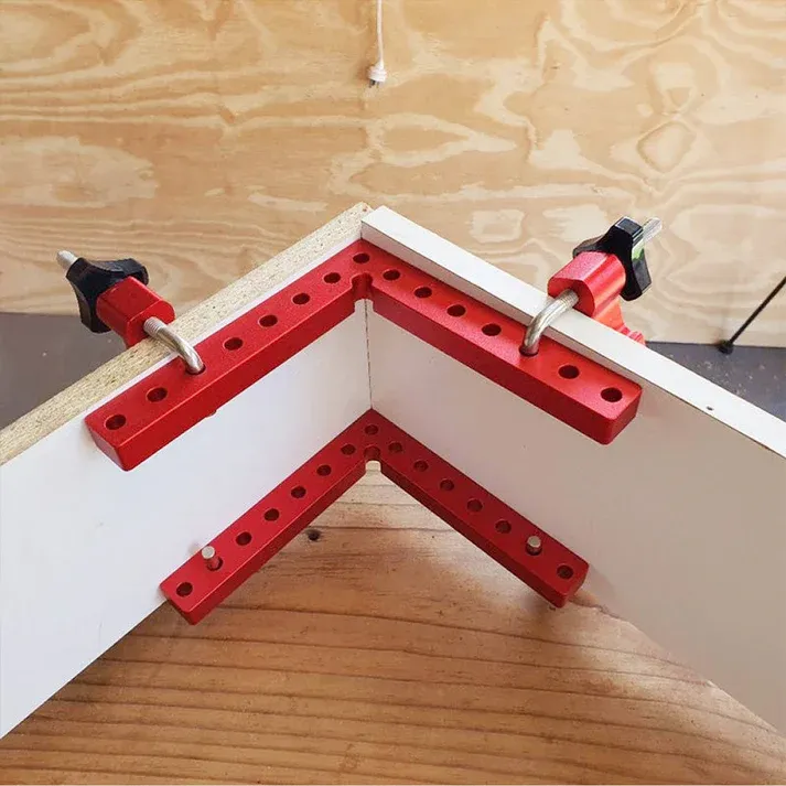 Durable Precision Positioning Clamping Squares Set – Aircraft-Grade Aluminum, Perfect 90° Angles in Seconds（6-piece set）