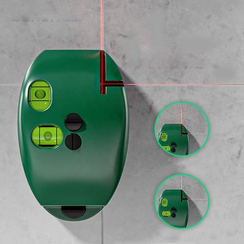 Mini Right Angle Infrared Level High Precision Strong Light Fine Line Mini Straight Line 90 Degree Electronic Laser Ruler