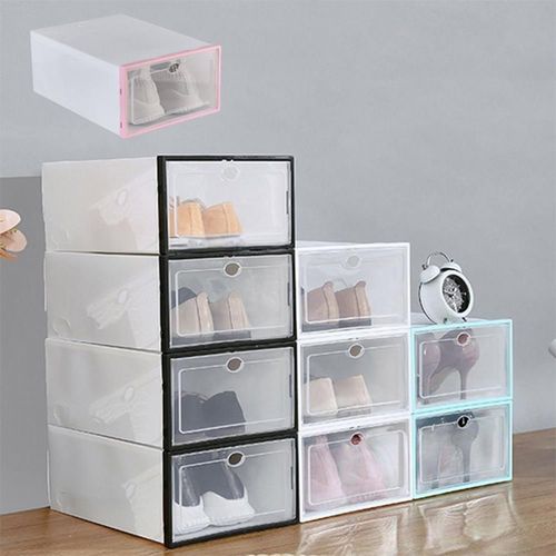 Plastic Shoe Storage Box (12 pieces) | SHOEZY