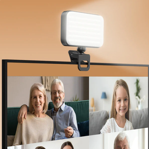 ✨ Rotatable 3-Color Warm and Cool Phone Charging Light 📱🤳