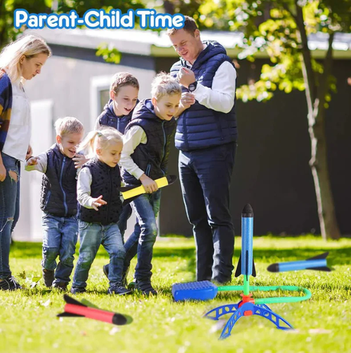 Outdoor Stomp Rocket Launcher Game for Kids