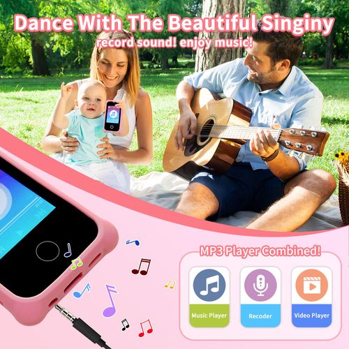 CUSTOM Kids Smart Phone Touchscreen Kids Phone Unicorn Girls Age 6-8 with Dual Camera Music Game Learning Toy Phone