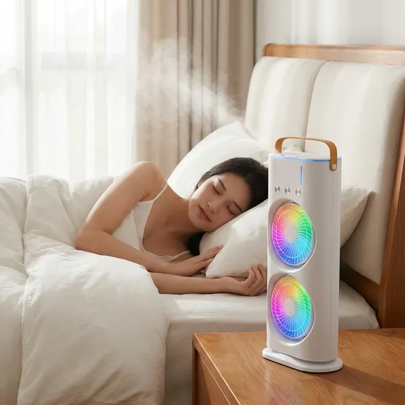 Portable Rechargeable Misting Fan