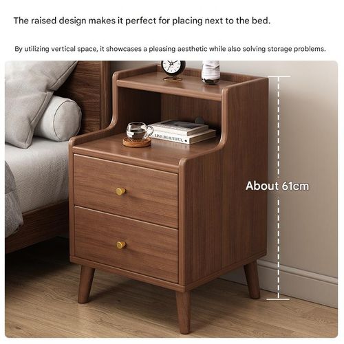 New Chinese-Style Bedside Table — Modern Minimalist Style