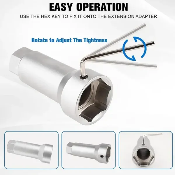 🛠️ 10-Piece Axle Spindle Thread Chaser Set