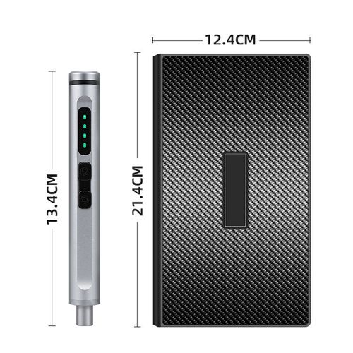 69-in-1 Rechargeable Precision Screwdriver - Black, Five-Speed Adjustment, Industrial DIY Tool