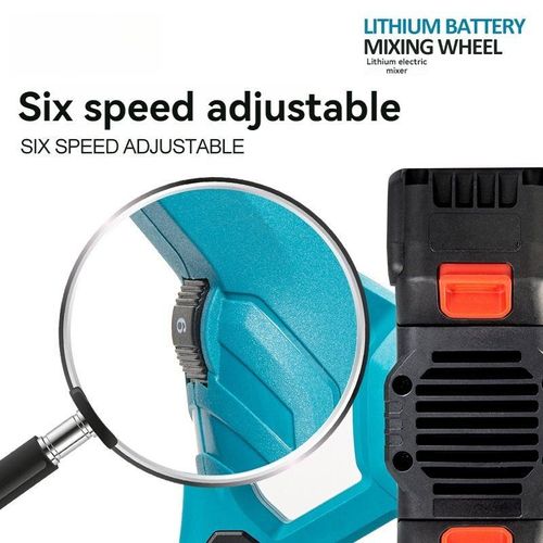 Lithium-ion electric drill, mixer, dust removal tool, ground drill, high-power steering wheel, dual-battery powered.