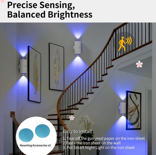 🔥New Hot Selling❤️‍🔥 Auto-Sensing Color Changing Night Light