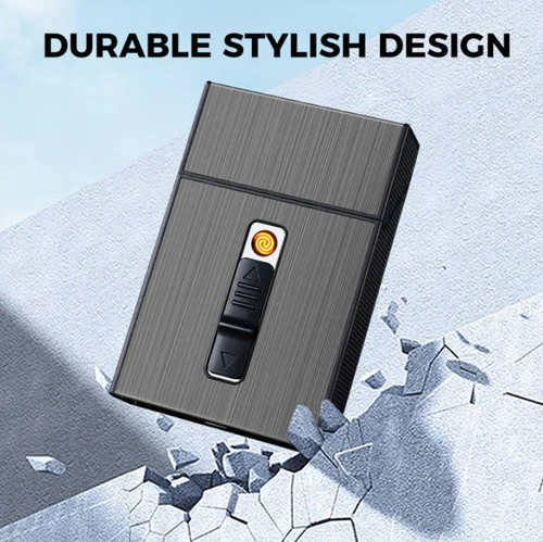 Cigarette Case with Lighter