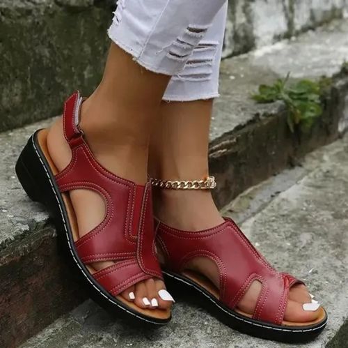 🔥Women Wedge Sandals, Premium Leather Orthopedic Sandals 🔥