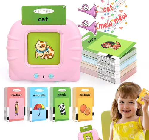 Talking Flash Cards Learning Toys For Kids 112 cards, 224 words