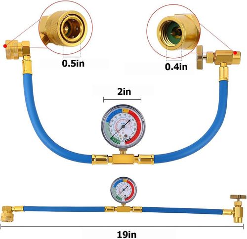R134A Car AC Refrigerant Charge Hose Kit
