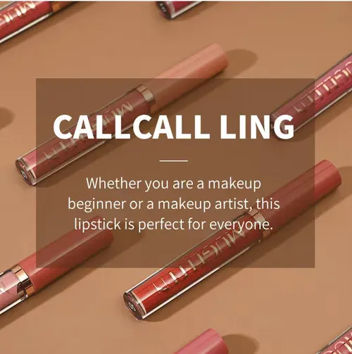 6-piece non-sticky lip gloss set, featuring 6 popular color palettes, suitable for all scenarios of makeup.