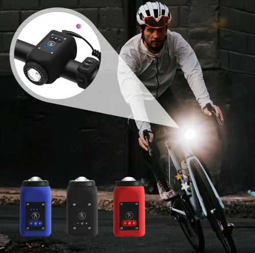 🔥Outdoor Waterproof Bike Headlight with Horn