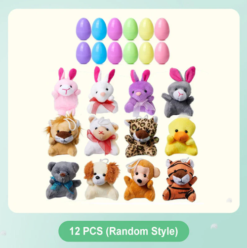 Easter Egg Plush Animal Toys