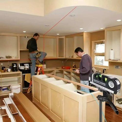 Multifunctional 4-in-1 infrared laser level 2.5m tape measure electronic laser level