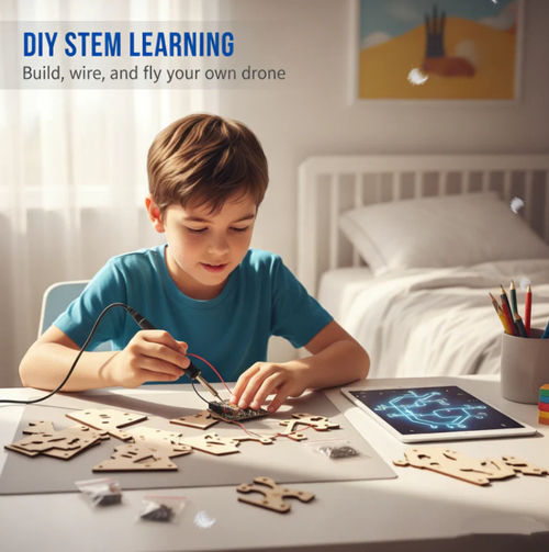 ✈️Kids DIY Wooden Drone Building Kit 🎁💥