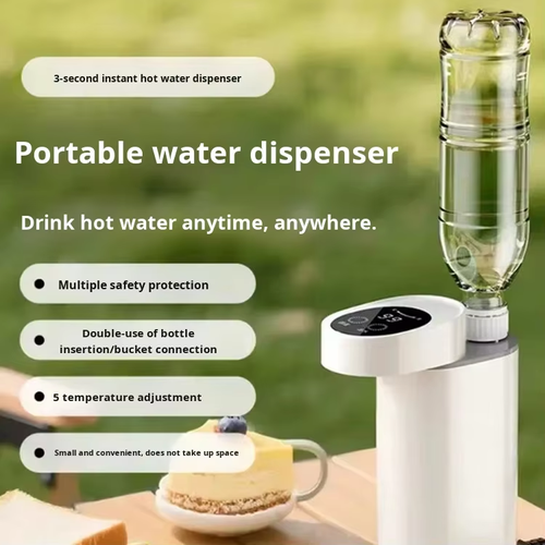 Convenient 3-second Hot Water Kettle Instant Water Dispenser, Compact and Mini
