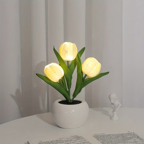 🔥LED Tulip Night Light Flower Table Lamp🌷