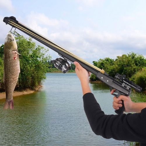 High Quality Outdoor Laser Fish Slingshot Precision Bow Powerful Hunting Tool Elastic Rubber Bands Fish Dart Accessories