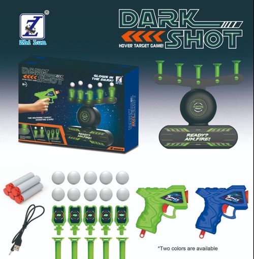 🎁Glow-in-the-Dark Shooting Target Practice Kids Shooting Toy Gun Set