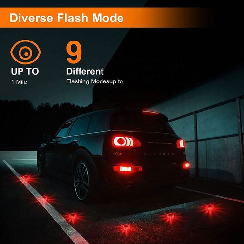 Kongbo Emergency Magnetic LED Light Road Flares Warning Lights for Car Truck Boat