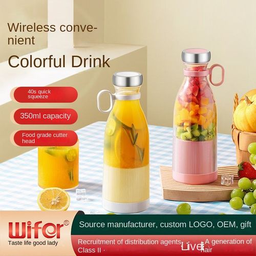 Portable Mini Juicer Cup Multifunctional USB Rechargeable Fruit Electric Juice Mixing Cup