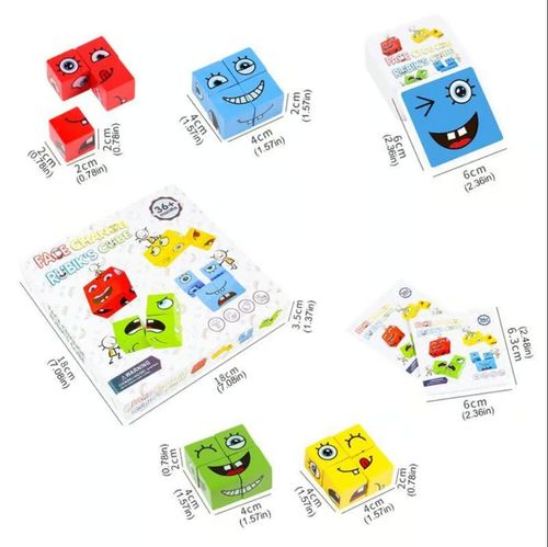🎅3D Puzzle Face-Changing Magic Cube
