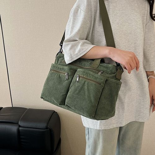 ultra-light casual large capacity retro shoulder bag