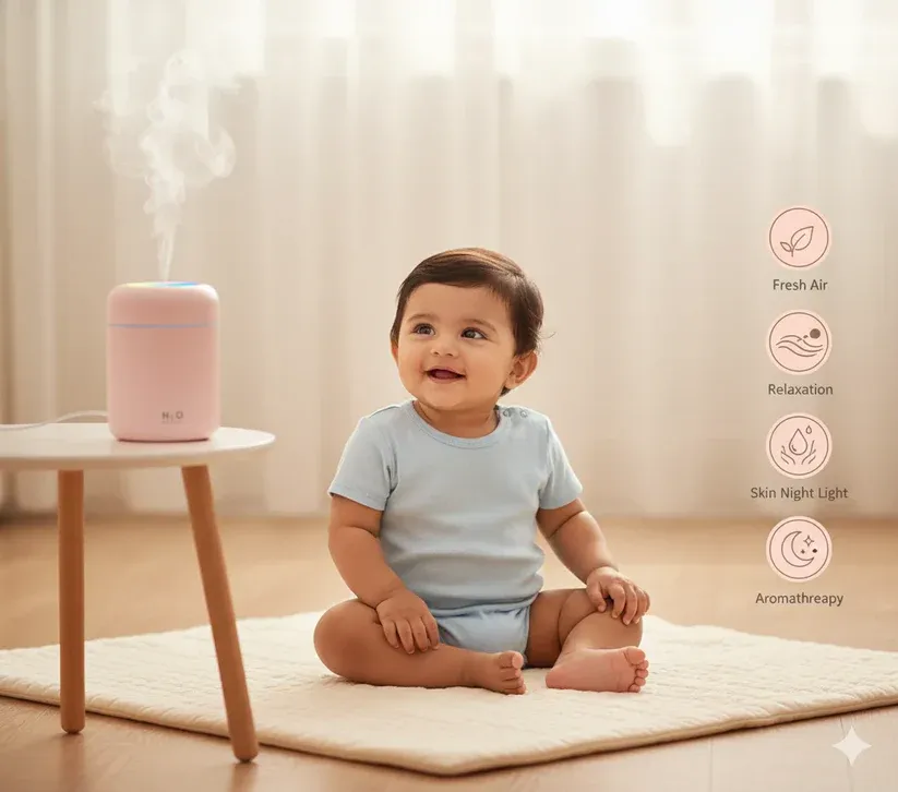 Smart Humidifier | Mist + Ambient Light | Daily Freshness