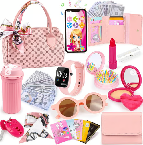 Children's play house handbag toy
