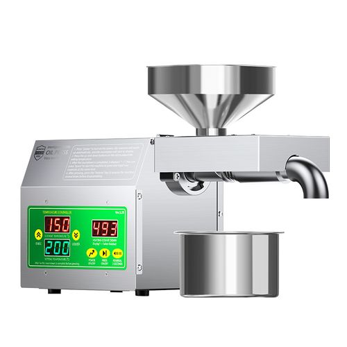 Cold-Pressed Fully Automatic Oil Press  Freshly Squeezed Edible Oil