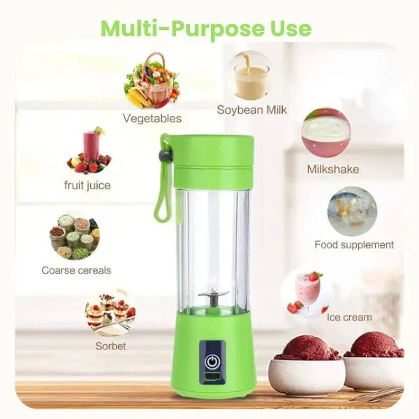 2-in-1 Juicer Bottle | Compact & Sleek | Travel-Friendly