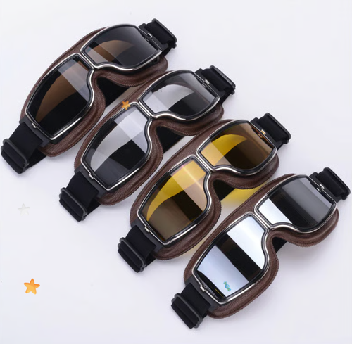 Vintage Helmet Goggles Goggles Motorcycle Goggles