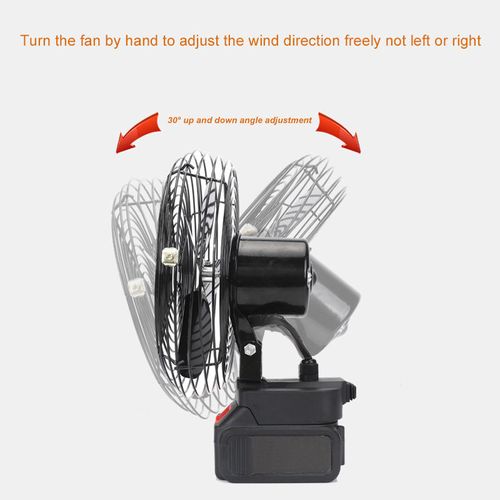 8-inch metal rechargeable lithium fan