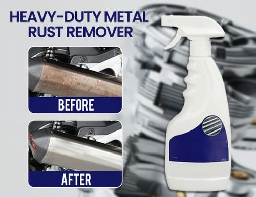Heavy-duty metal rust remover makes cleaning easier