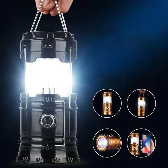 💥Solar Powered Retractable Camping Light（2 pieces）