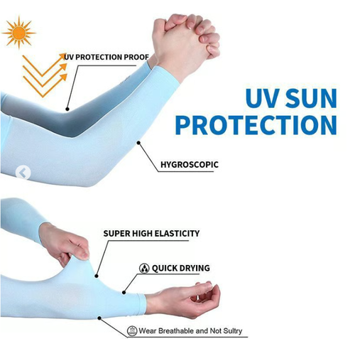 6pcs UV-Protection Sunscreen Cooling Sleeves